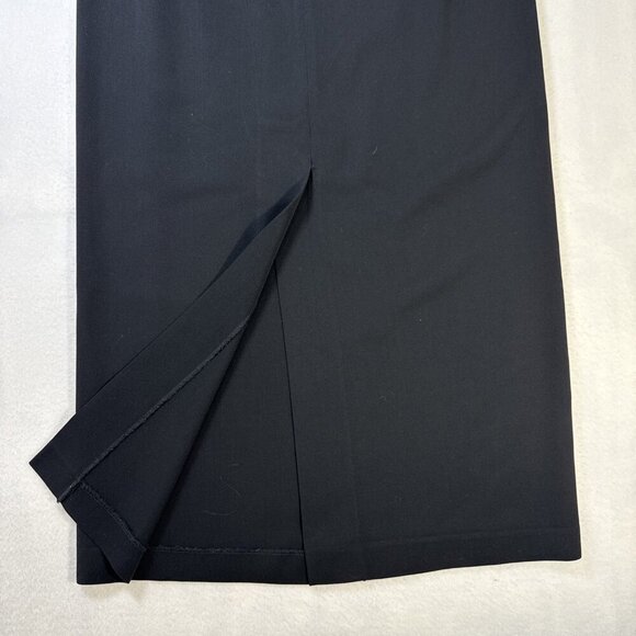 Sara Sturgeon Black Wool Lined Long Skirt Size3 Lined Career Office Classic - Picture 9 of 9